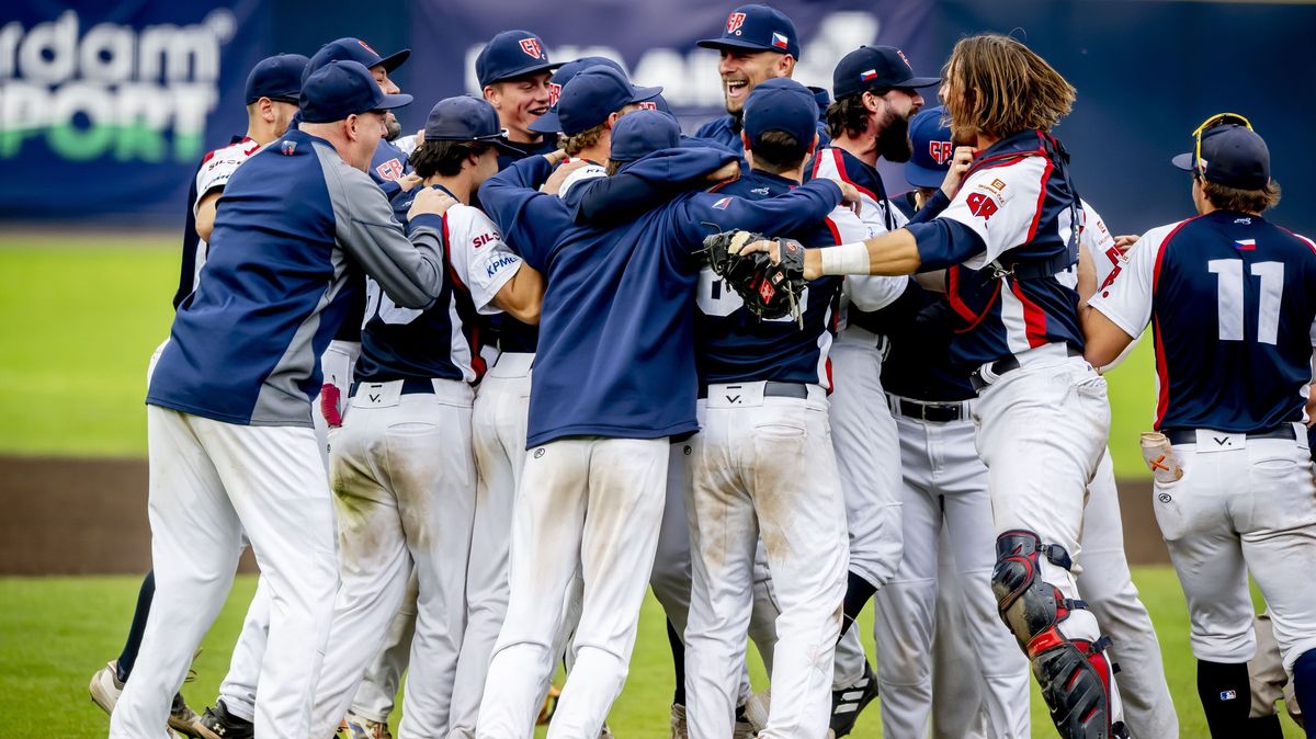 Máme co oslavovat, medaili jsme dlouho chtěli, řekl baseballový předseda Ditrich