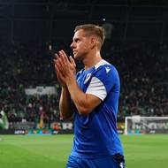 Matěj Vydra během rozcvičky