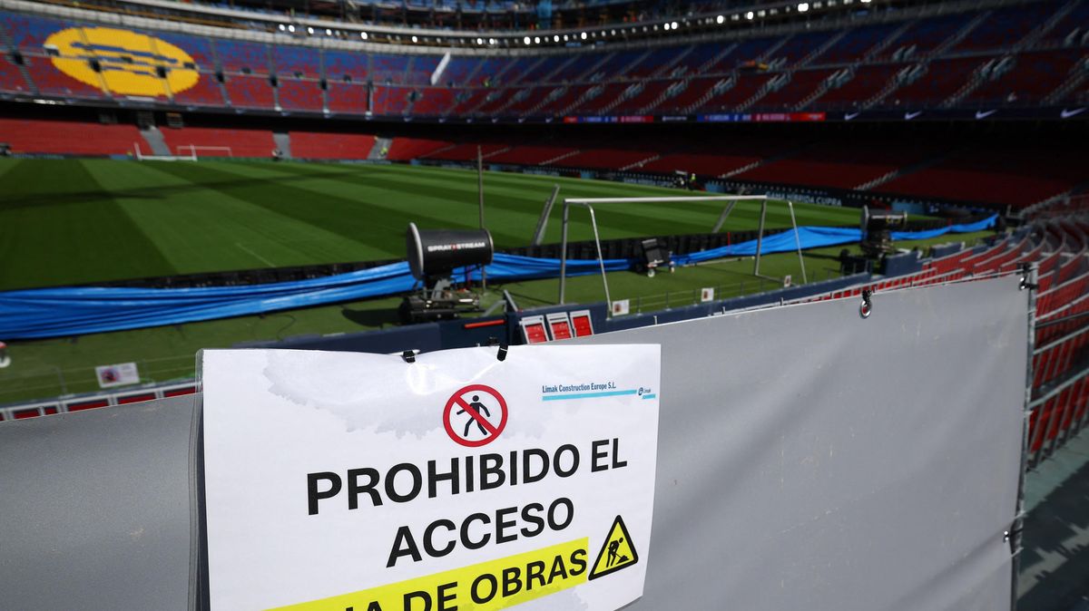 FOTO: Je Camp Nou připravený? Barcelona stále neví, kde bude o víkendu hrát