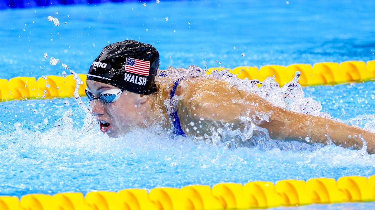 Walshová zaplavala v krátkém bazénu světový rekord na 50 metrů motýlek