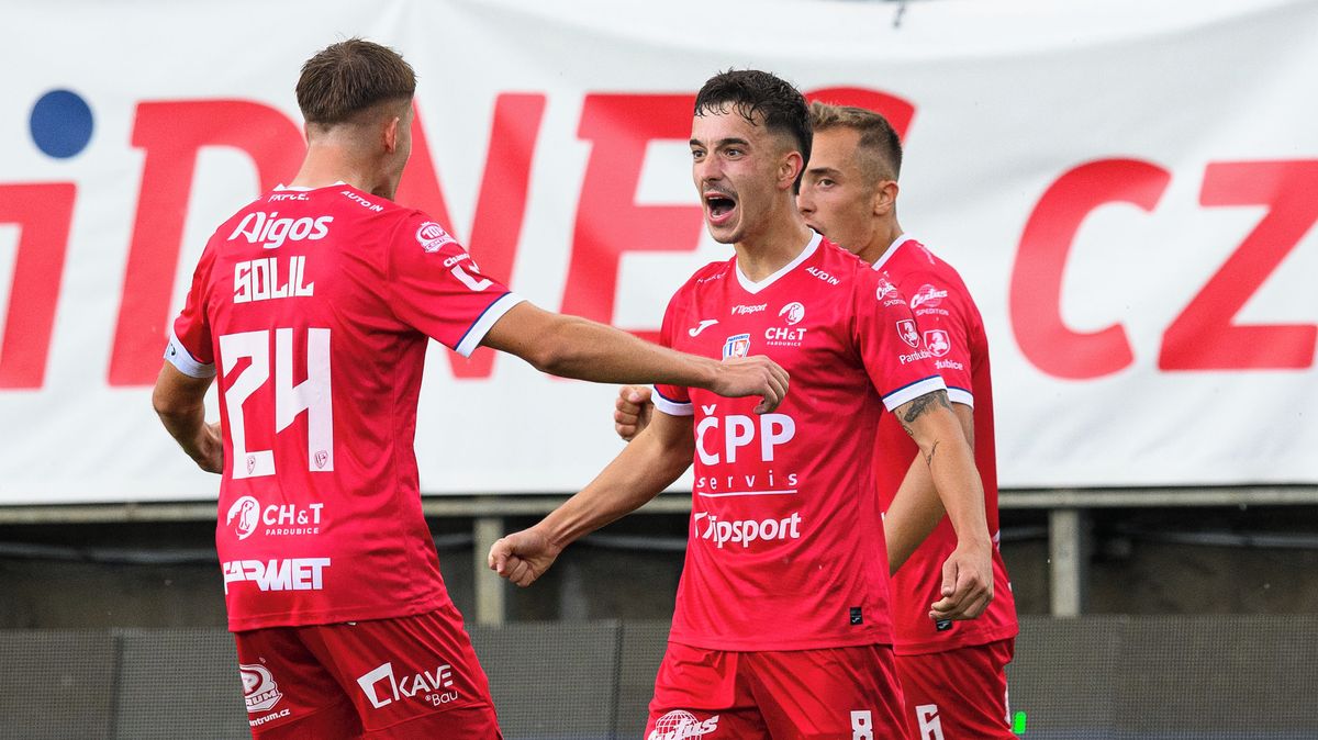 Fotbalisté Pardubic v závěru přišli o výhru s Rapidem