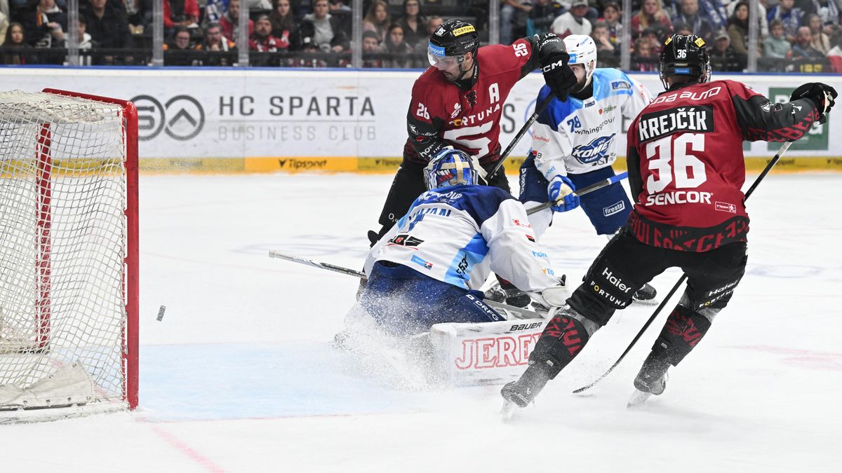 HOKEJ ONLINE: Sparta si jasně poradila s Kometou. V bitvě o třetí místo má navrch Plzeň, Kladno s Jágrem padlo