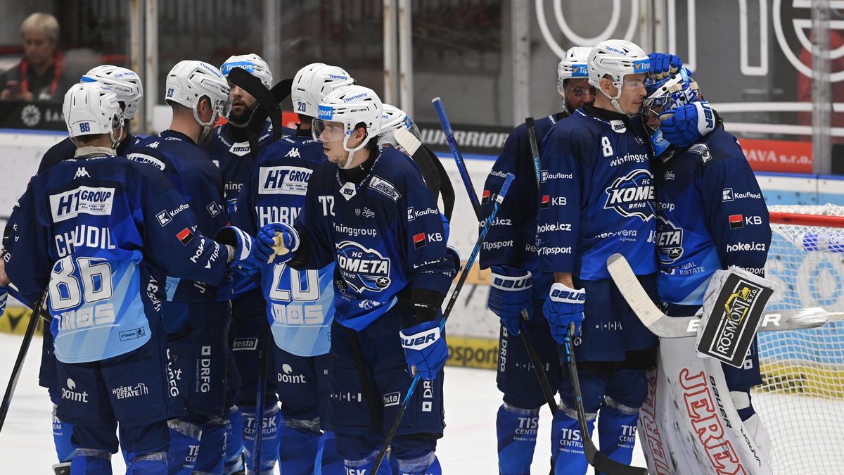 ONLINE: Videomomenty z utkání Litvínov - Brno