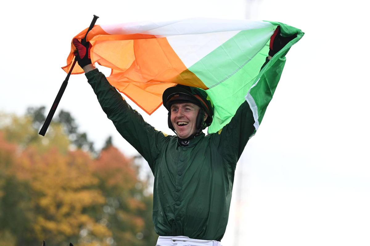 Radost žokeje Michaeal Donoghueho