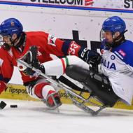 Václav Hečko v souboji s Alexem Enderlem z Itálie