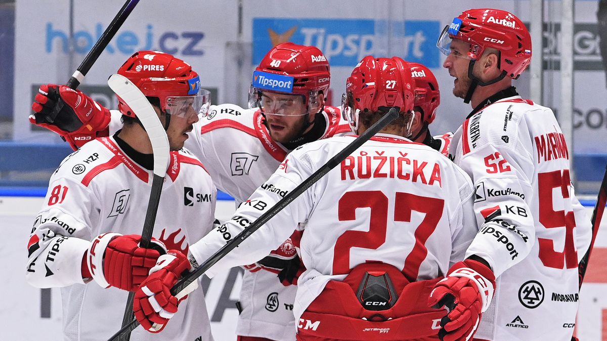 ONLINE: Videomomenty z utkání Třinec - Sparta