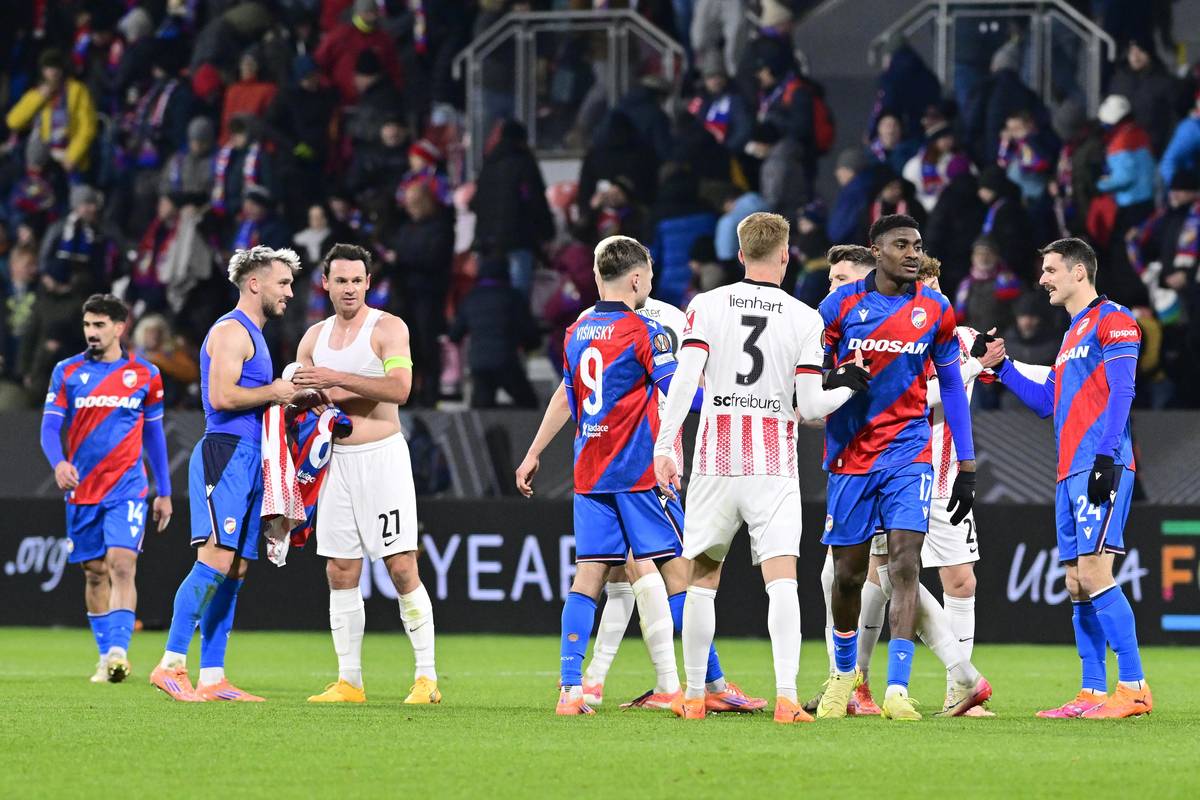 V zápase Plzně s Freiburgem regulérní gól nepadl.