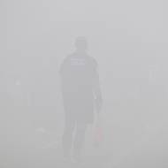 Duel v Plzni byl přerušen kvůli nulové viditelnosti.