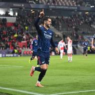 Merino po gólu do sítě Slavie