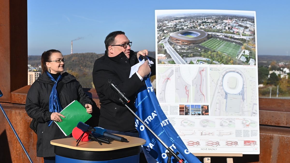 Baník odhalil podobu nového stadionu na Bazalech