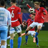 Adam Karabec v akci.