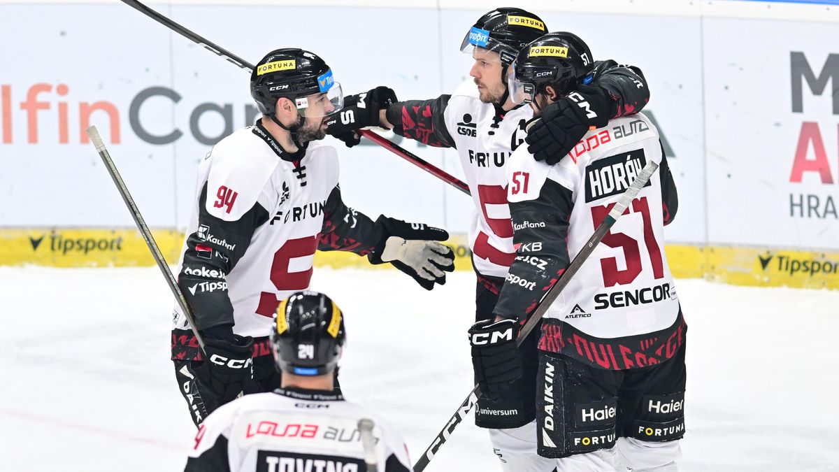 Sparta ovládla šlágr proti Hradci. Brno přestřílelo Kladno, Budějovice zvládly nájezdy