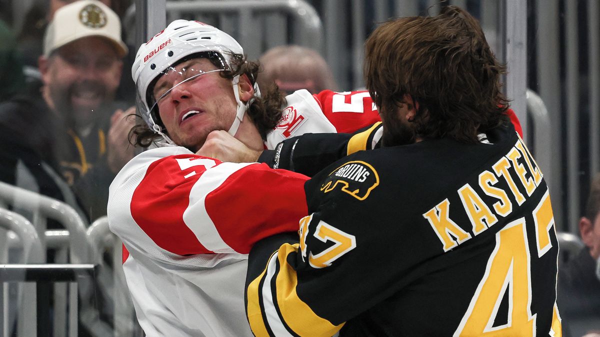 Bostonský rváč sklízí za rvačku bídu. Příště jděte po Pastrňákovi, radí fanoušci Detroitu