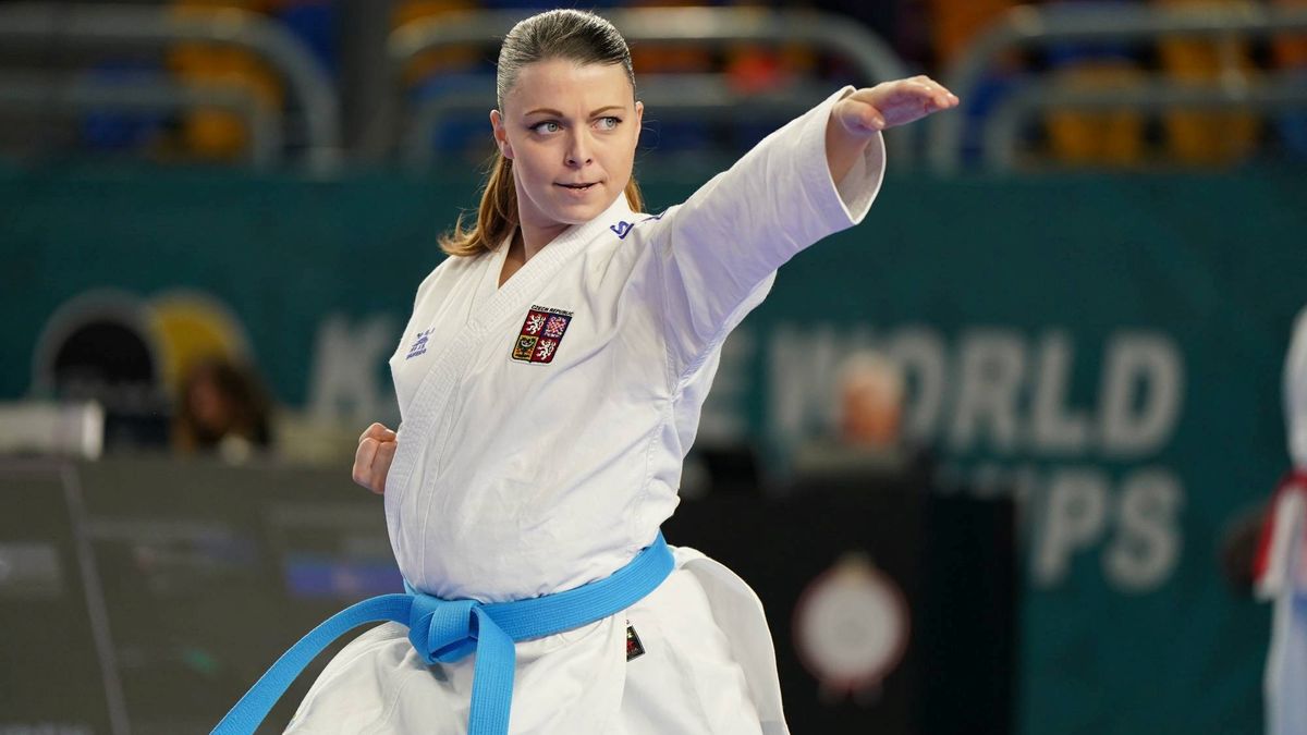 Česká karatistka závodila na mistrovství světa v šestém měsíci těhotenství, od lékařů měla zelenou