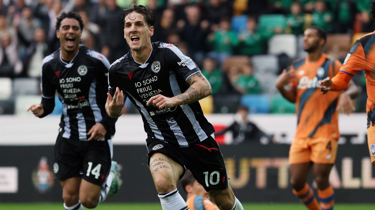 Soupeř Slavie přišel o neporazitelnost v italské lize. Atalanta prohrála s Udine