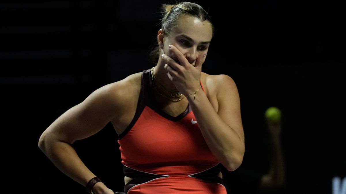 Zašla jsem příliš daleko, trápí Sabalenkovou výbuch na Turnaji mistryň