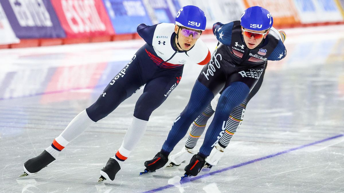 Rychlobruslař Jílek skončil šestý v závodu s hromadným startem