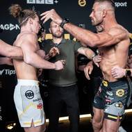 Rušno na váze před turnajem Oktagon 81. Pavel „Spicy Pája“ Tóth dostal facku od Ondřeje Rašky