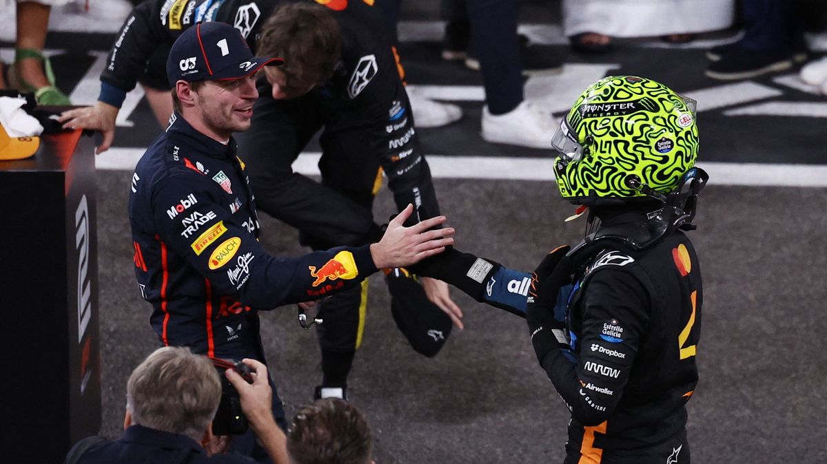 Jsem na Landa pyšný. Doufám, že si užije oslavy, přeje Norrisovi poražený Verstappen