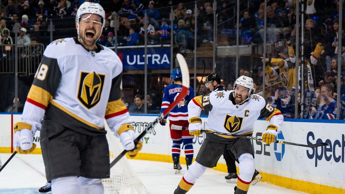 Hertl pomohl gólem k výhře Vegas, Nečas a Gudas zapsali asistence