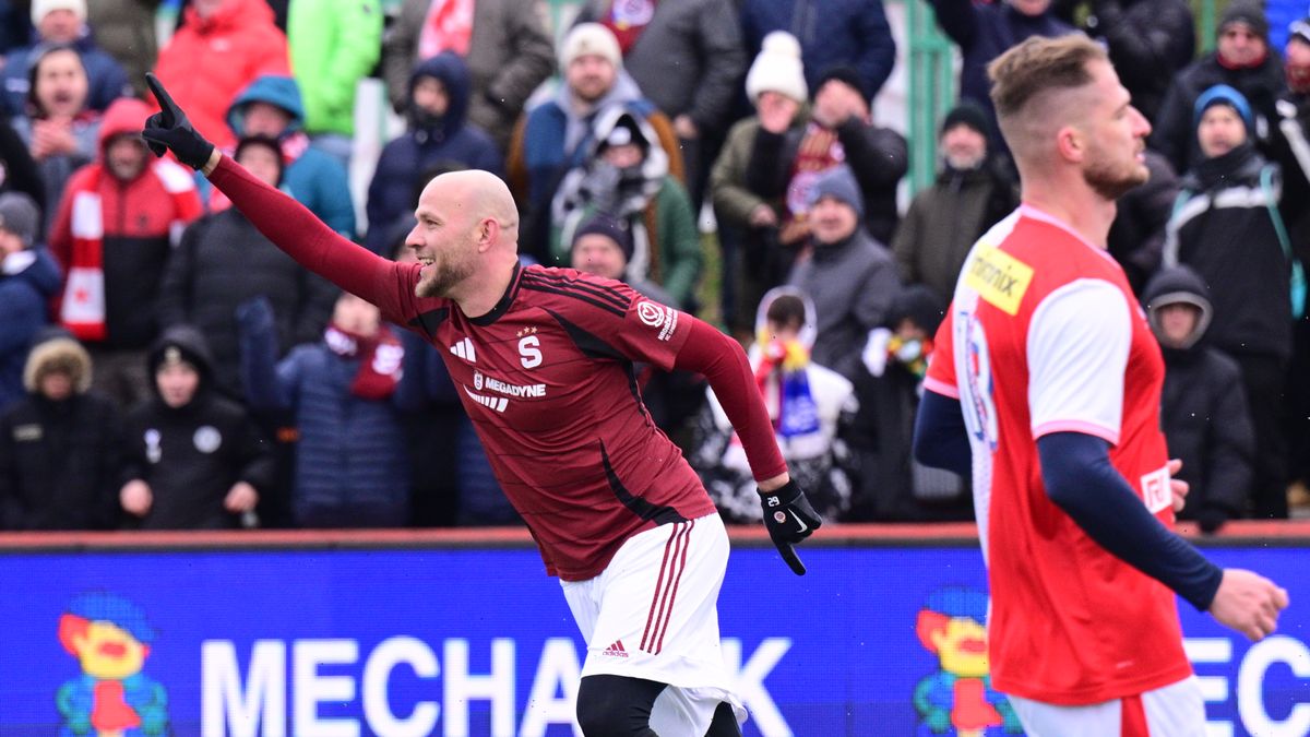 Fotbaloví internacionálové Sparty porazili v Silvestrovském derby Slavii