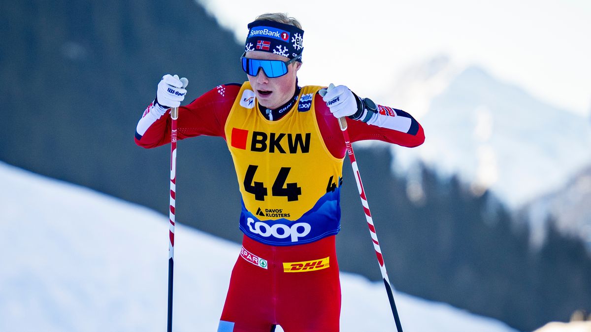 Hedegart vedl triumf norských lyžařů v Davosu, Novák dojel v první dvacítce