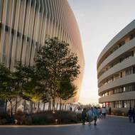 Plánovaná hokejová hala v Pardubicích