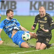 Filip Prebsl z Mladé Boleslavi a Mick van Buren z Hradce.