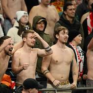 Fanoušci Slavie byli na severu Londýna slyšet.