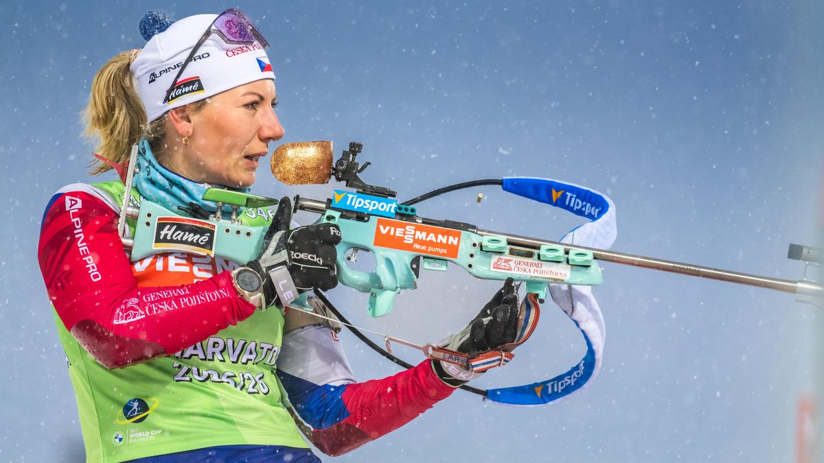 Jede se první stíhačka sezony, nejlepší pozici si vybojovala Charvátová