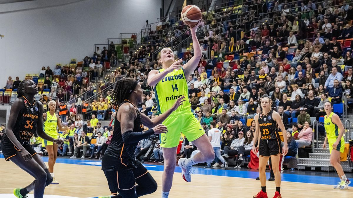 Skvělý vstup basketbalistek USK Praha do nadstavby Euroligy. Porazily Galatasaray