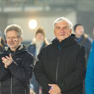 Slavnostního ceremoniálu se zúčastnili i herec Miroslav Donutil a předseda Senátu Miloš Vystrčil.