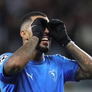 Anderson Silva slaví gól na 3:1 pro Pafos.