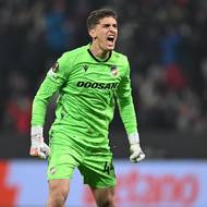 Florian Wiegele v plzeňské brance.