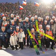 Český tým s dvaceti tisíci diváky v zádech. 