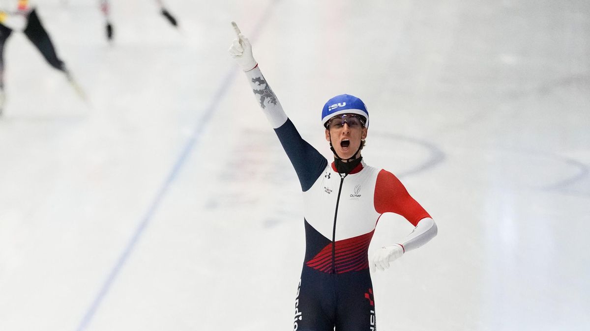 Dalších úspěch mladého českého rychlobruslaře. Jílek poprvé ovládl závod s hromadným startem