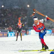 Rychle do cíle! Michal Krčmář se z poslední střelby vydal těsně za třetím Američanem. 