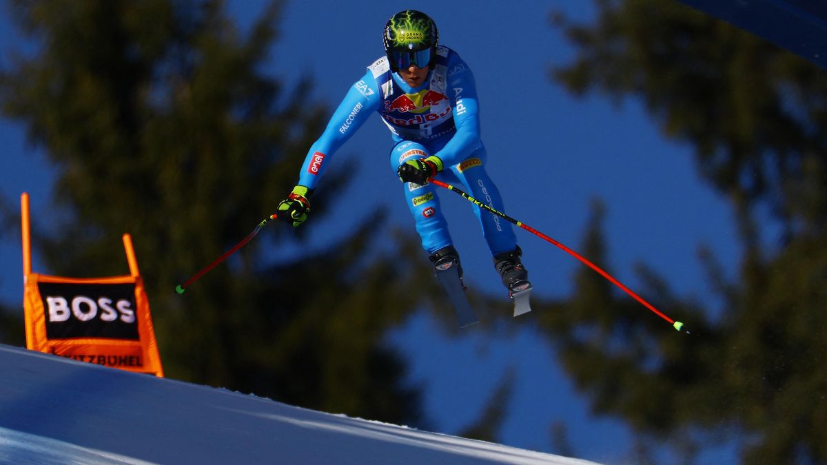 Franzoni ovládl i druhý trénink na sjezd v Kitzbühelu, přiblížil se rekordu