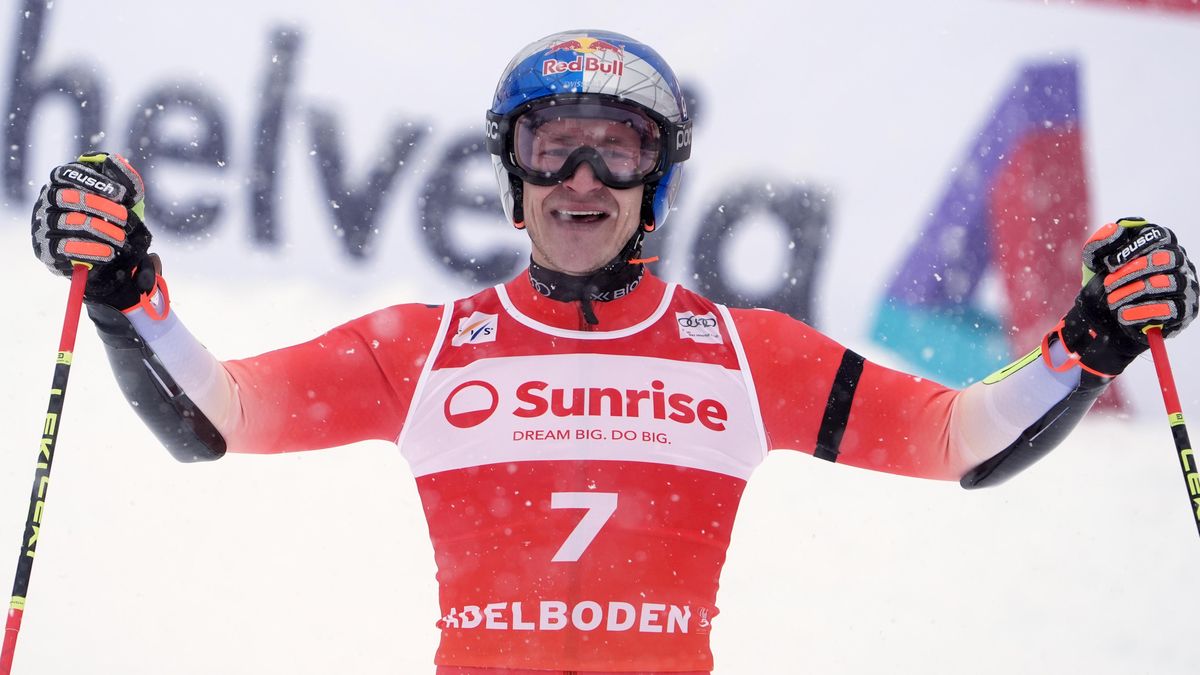 Odermatt vyhrál jako první lyžař popáté za sebou obří slalom v Adelbodenu