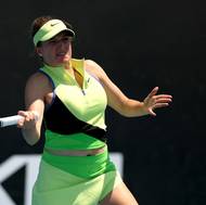 Linda Fruhvirtová vyřadila Lulu Sunovou z Nového Zélandu.