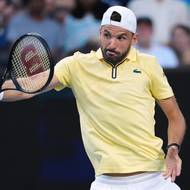 Grigor Dimitrov je největší osobnost bulharského tenisu posledních dekád. Na Macháče ale v prvních dvou setech nestačil. 