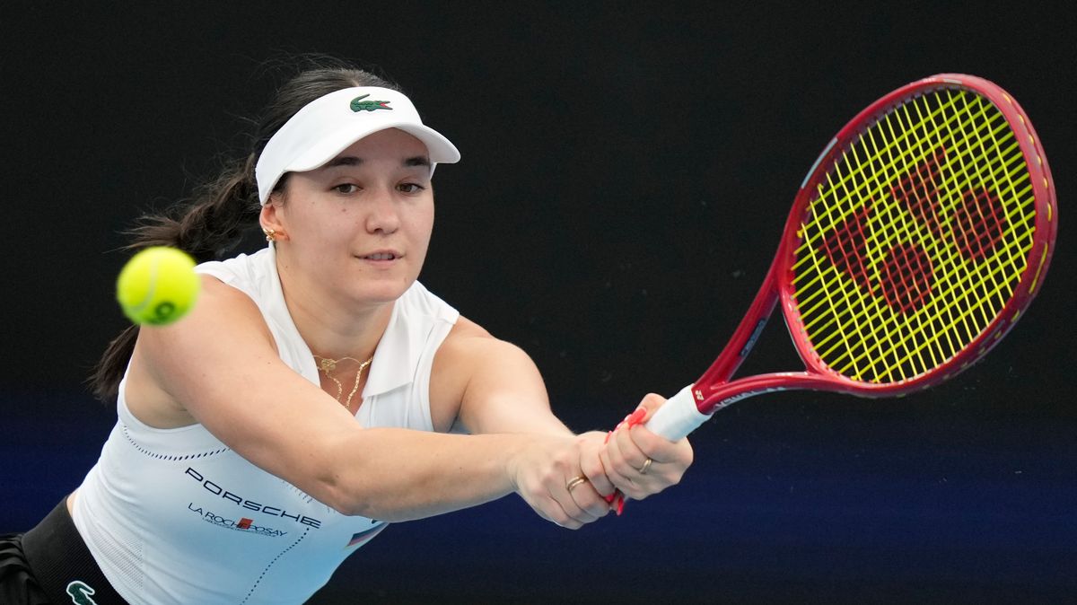 I přes bizarní zranění nastoupila tenistka do United Cupu