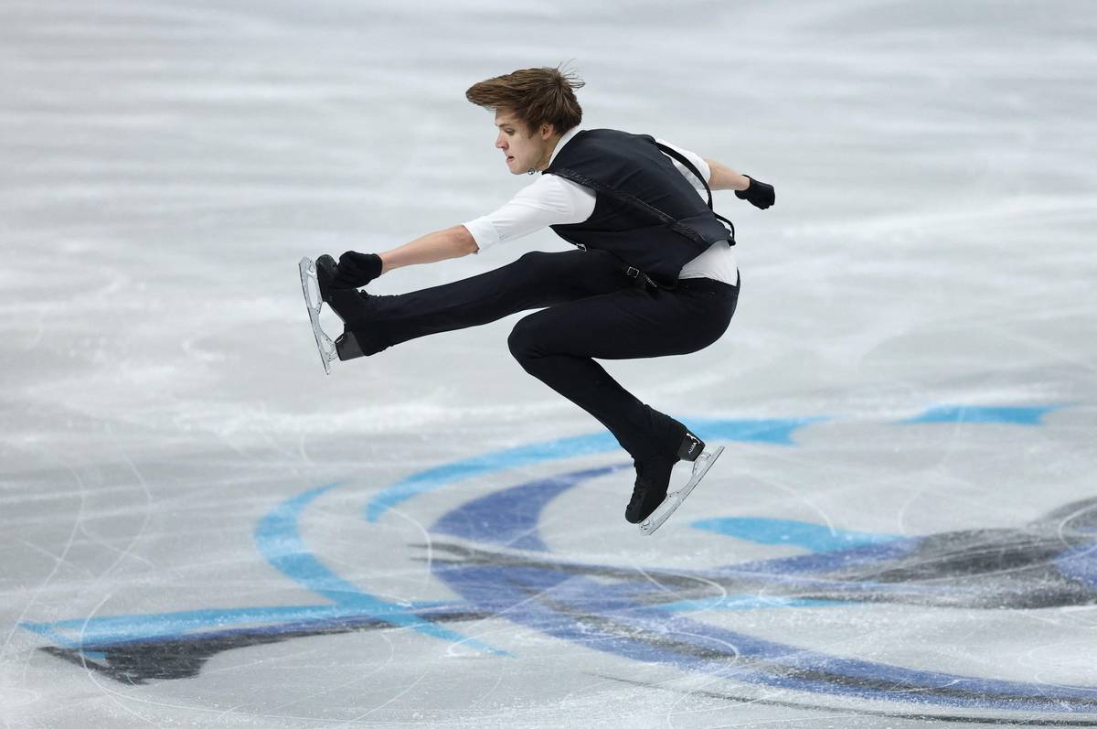 Český krasobruslař Georgii Reshtenko předvedl na mistrovství Evropy skvělou volnou jízdu