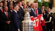 Donald Trump přivítal vítězný tým Stanleyova poháru