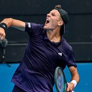 Radost Jakuba Menšíka po zisku titulu v Aucklandu