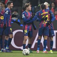 Dani Olmo poslal Barcelonu do vedení po třech minutách na hřišti.