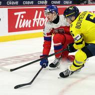 Tomáš Poletín se nedostal přes Saschu Boumedienna.