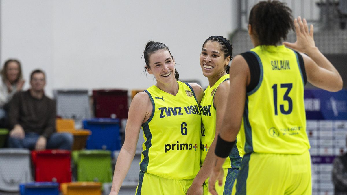 Basketbalistky USK Praha dominovaly, v Evropské lize zvítězily o 43 bodů