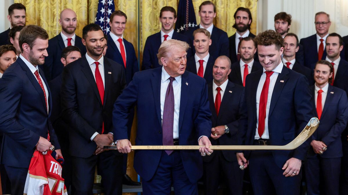 Trump si před šampiony rýpl do Kanaďanů. S Floridou jich přitom slavilo dvanáct