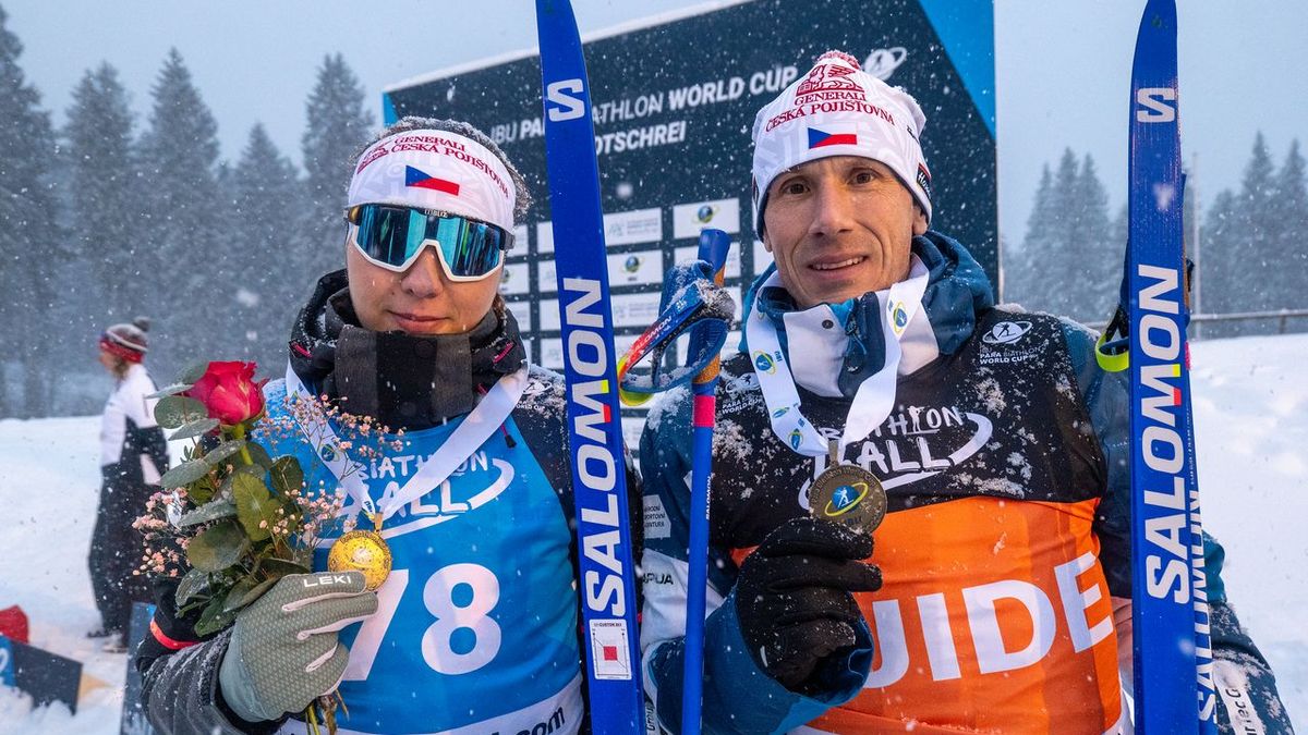 Biatlon má jako doplněk, přesto sbírá medaile. Mladá česká naděje opět zazářila